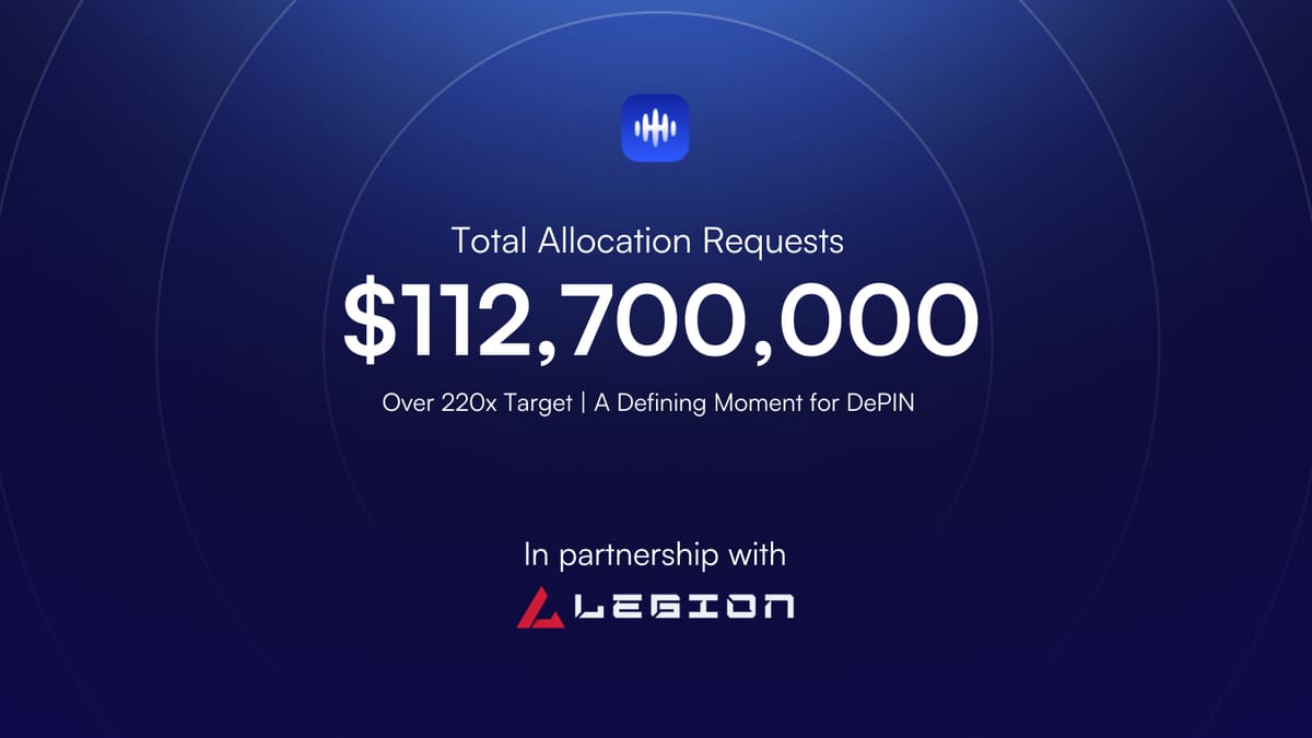 Silencio Network Breaks Records: $112 Million in Allocation Requests, Surpassing Target by 220x