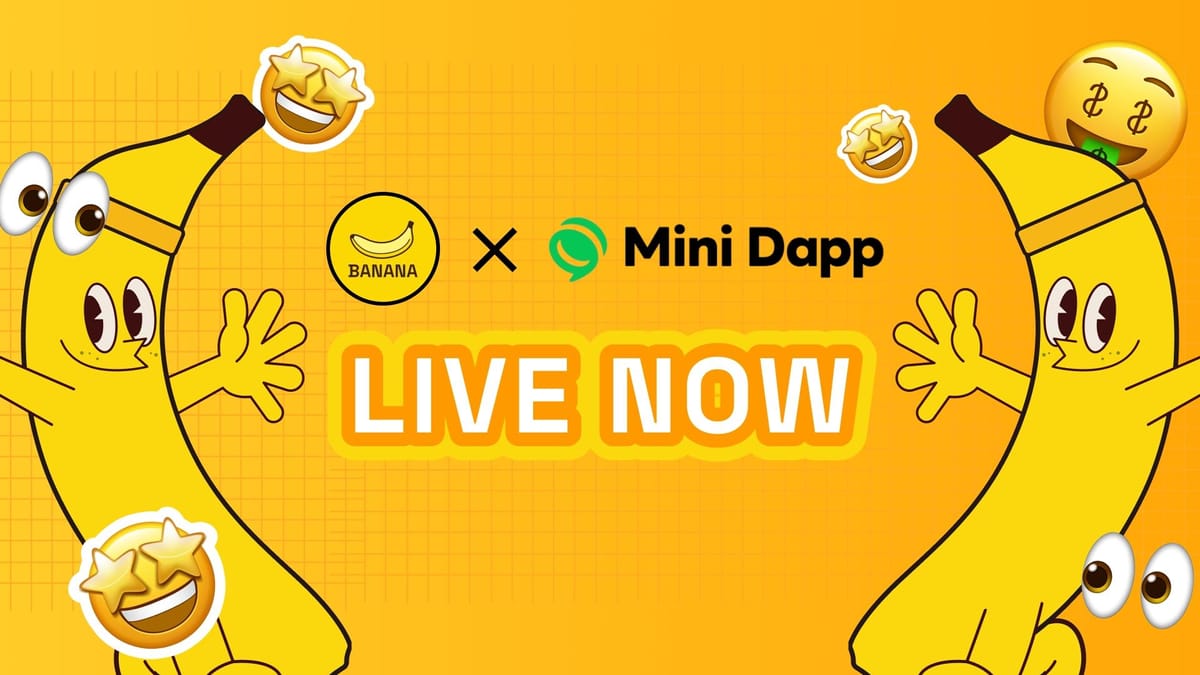 BANANA is Live on LINE’s Dapp Portal, Pioneering AI-Powered Data Sovereignty and Rewards