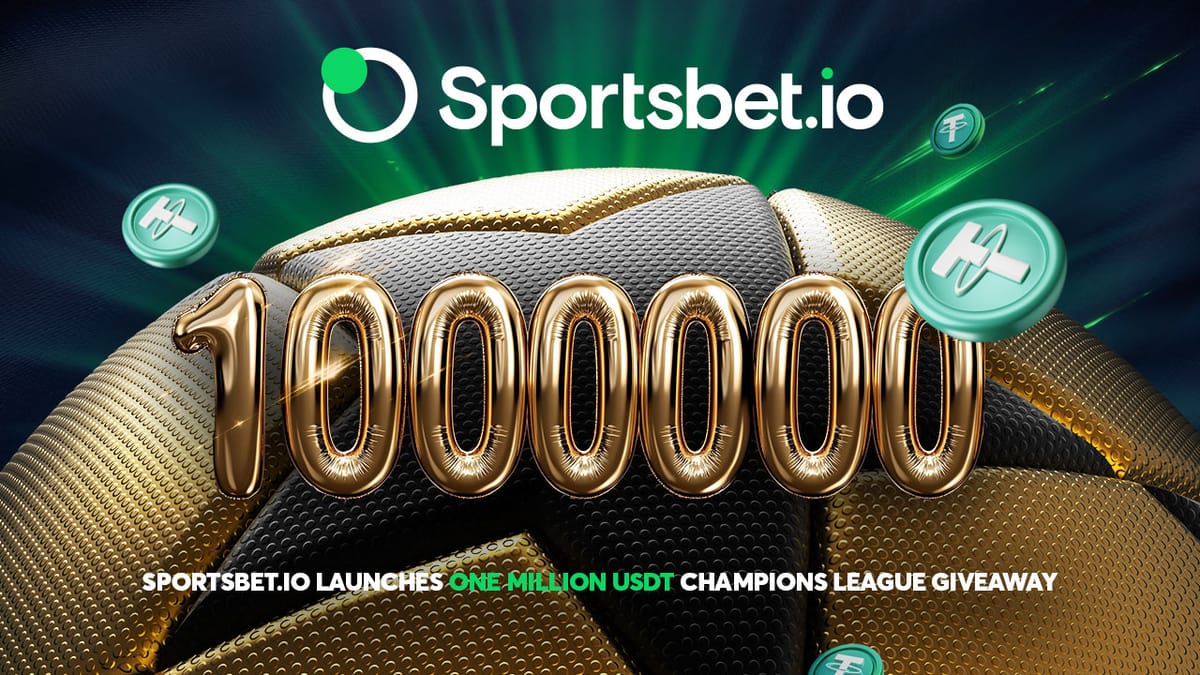Sportsbet.io launches one million USDT Champions League giveaway