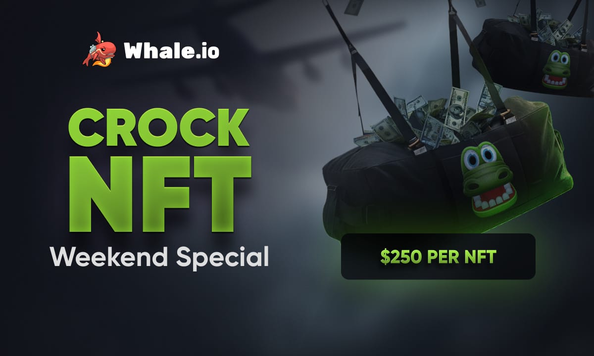 Whale.io Launches Weekend Sale Campaign for Crock Dentist NFTs and Unlimited Minting