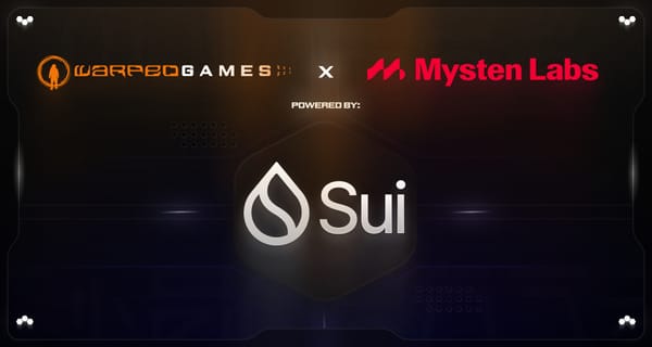 Warped Games Announces Official Partnership with Mysten Labs to build on Sui