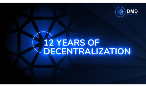DMD Diamond: A Pioneer Among Blockchains marks 12 years of Decentralized Vision