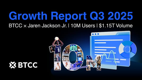 BTCC Exchange Hits 10M Users and $1.15T Q3 Trading Volume, Accelerating Global Expansion