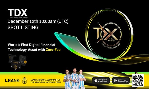 TDX Launches Next-Generation Digital Asset as LBank Listing Goes Live on December 12